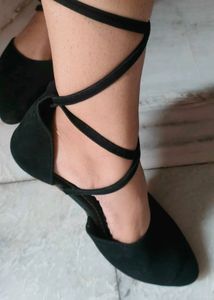 Black Long Dori Flats