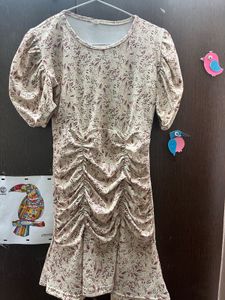 Floral Print Mini Dress