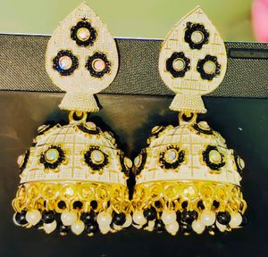 New Meenakari Jhumka 6 Colors Available