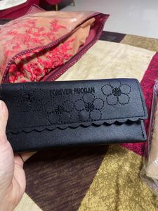 Black And Beige Clutch