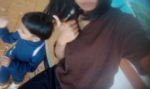 Brown V-Neck Crop Top