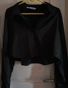 Zara Cropped Full Sleeve Top
