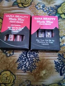 Matte Mini Nude and Red Edition Lipstick💄