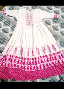 New Anarkali Kurti Mulmul Cotton
