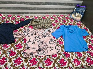 Trendy Women's Tops Bundle combo of 4 top used jus