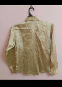 Golden Long Sleeve Shirt