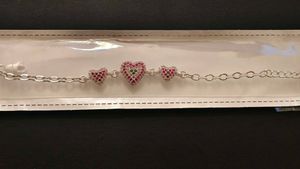 Heart Charm Bracelet pure silver
