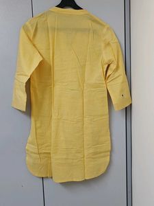 Yellow Cotton Kurti
