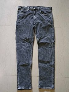 H&M Acid Wash Grey Jeans