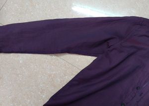 Max Deep Violet Full Sleeves Shirt