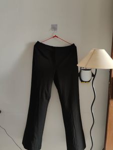 Black Flared Leg Pants