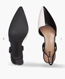 Fioni Two-Tone Slingback Pumps