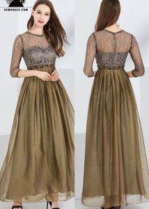 Elegant Lace Maxi Dress