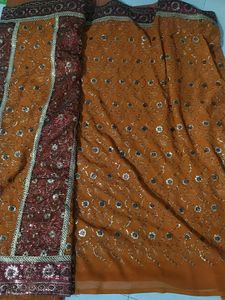 Full Tikli Work Saree