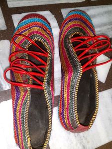 Multicolor Punjabi Jutti Cum Belli ✔️