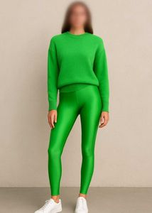 Stretchable Green Leggings