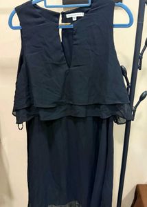 Chic Black Layered Dress