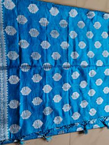 Blue Banarasi Silk Saree