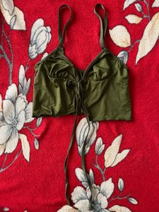 Olive Green Bralette