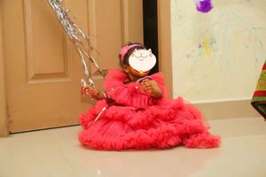 A New Birthday/ Party Wear Grand Dres With Tale.