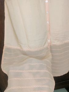 Ateesa Peach Kurta