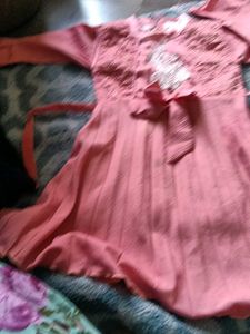 Cute mint green layered top