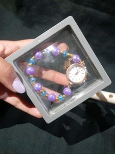 Beaded Bracelet Watch