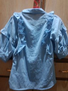 Blue Formal Party Casual Shirt