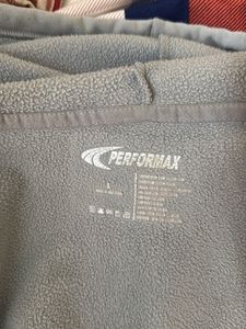 PERFORMAX Gray Zip-Up Hoodie