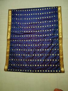 Navy Blue Silk Saree