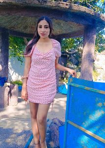 Pink Polka Dot Bodycon Dress