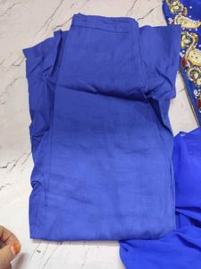 Blue Embellished Saree