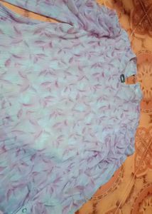 Floral Pleated Top