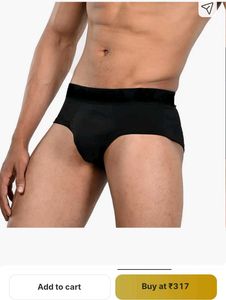 GAFFA Men&#39;s Black Briefs