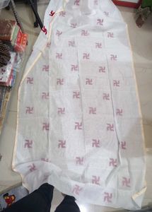Beautiful Swastik Design Saree