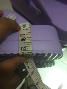Purple Criss-Cross Platform Sandals( Never Used)