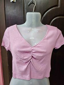 Pink H&M Crop Top