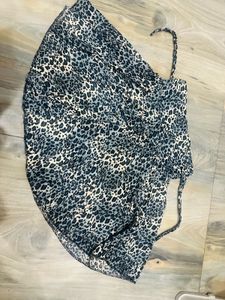 Animal Printed Skirt With Under Shorts Attached
