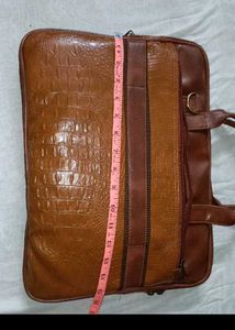 Vintage Brown Leather Briefcase