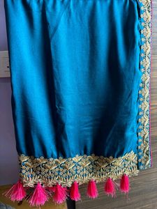 Embroidery Tesseled Saree