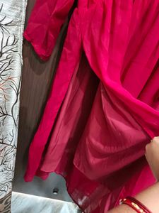 Red Naira Kurta