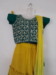 Sea Green Embroidered Ethnic Set (Women&#39;s)