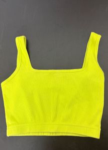 crop tops (set of 2) neon + black