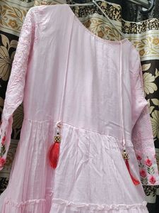 Ethnic Pink Party Wear Gown