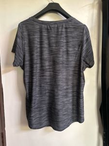 Gray Striped Tee
