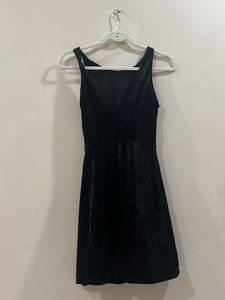 Little Black Velvet Dress