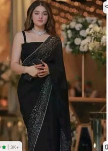 Self Design Bollywood Georgette Saree