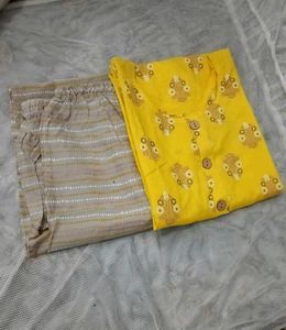 Elegant Libaas Yellow Kurta Pant