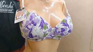 Floral Print Bra
