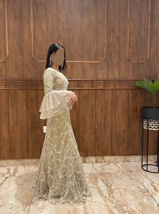 Custom Made Trumpet Fit & Flair Wedding Gown